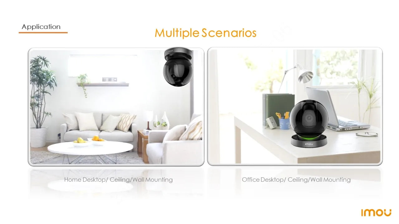 IMOU REX 4MP Wifi Camera indoor AI Human Detection Camera Night Vision PTZ surveillance Camera Smart Home