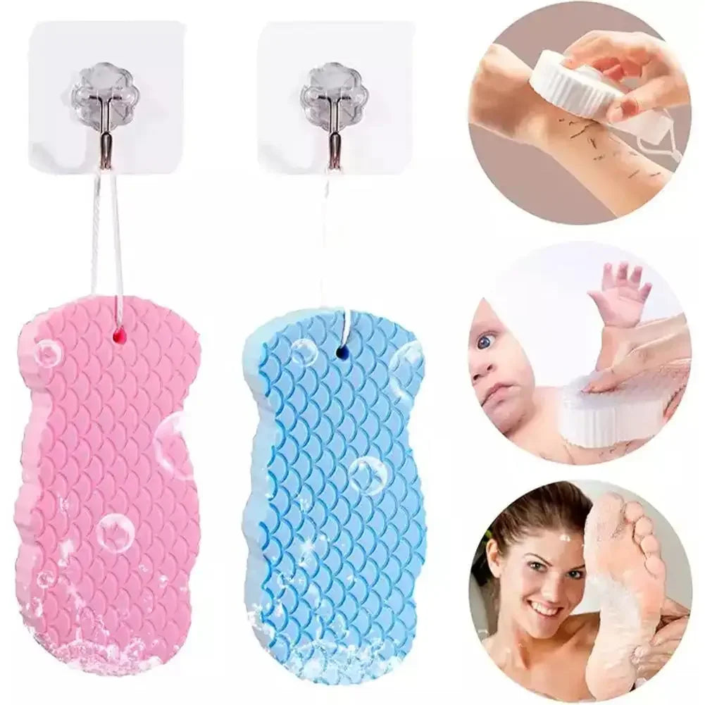 1PC Exfoliating Sponge Childrens Bath Sponge Body Peeling Dead Skin Exfoliating Massager Cleaning Bath Brush Exfoliating Loofah
