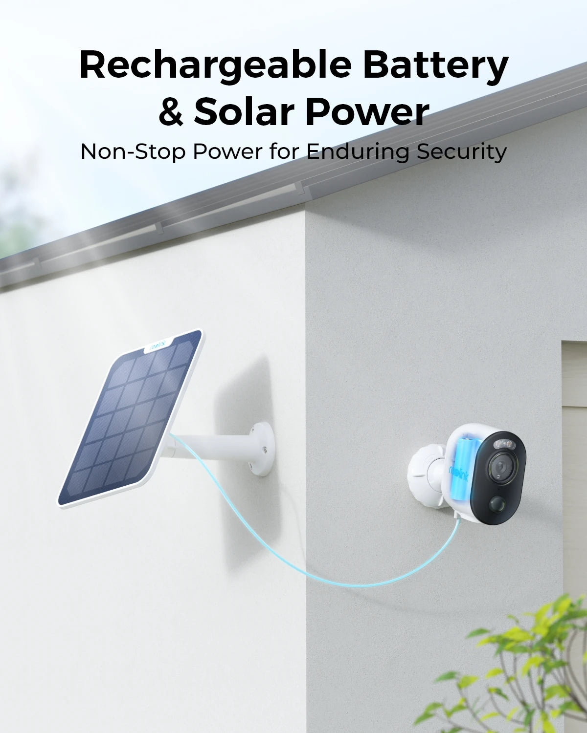 Reolink 3MP Wireless Solar & Battery Powered Security Camera Outdoor WiFi Camera Indoor Baby Monitor IP Cameras Home Hub System