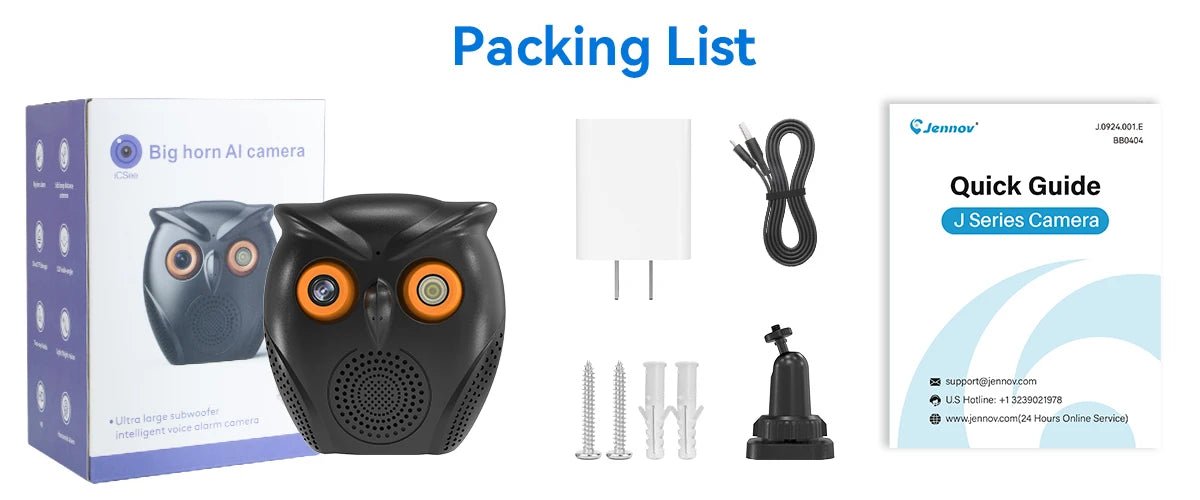 1080P WiFi Home Security Camera With 120° Wide Angle, Two-Way Audio - USB Powered Indoor Surveillance Mini Cam, Speaker, Video