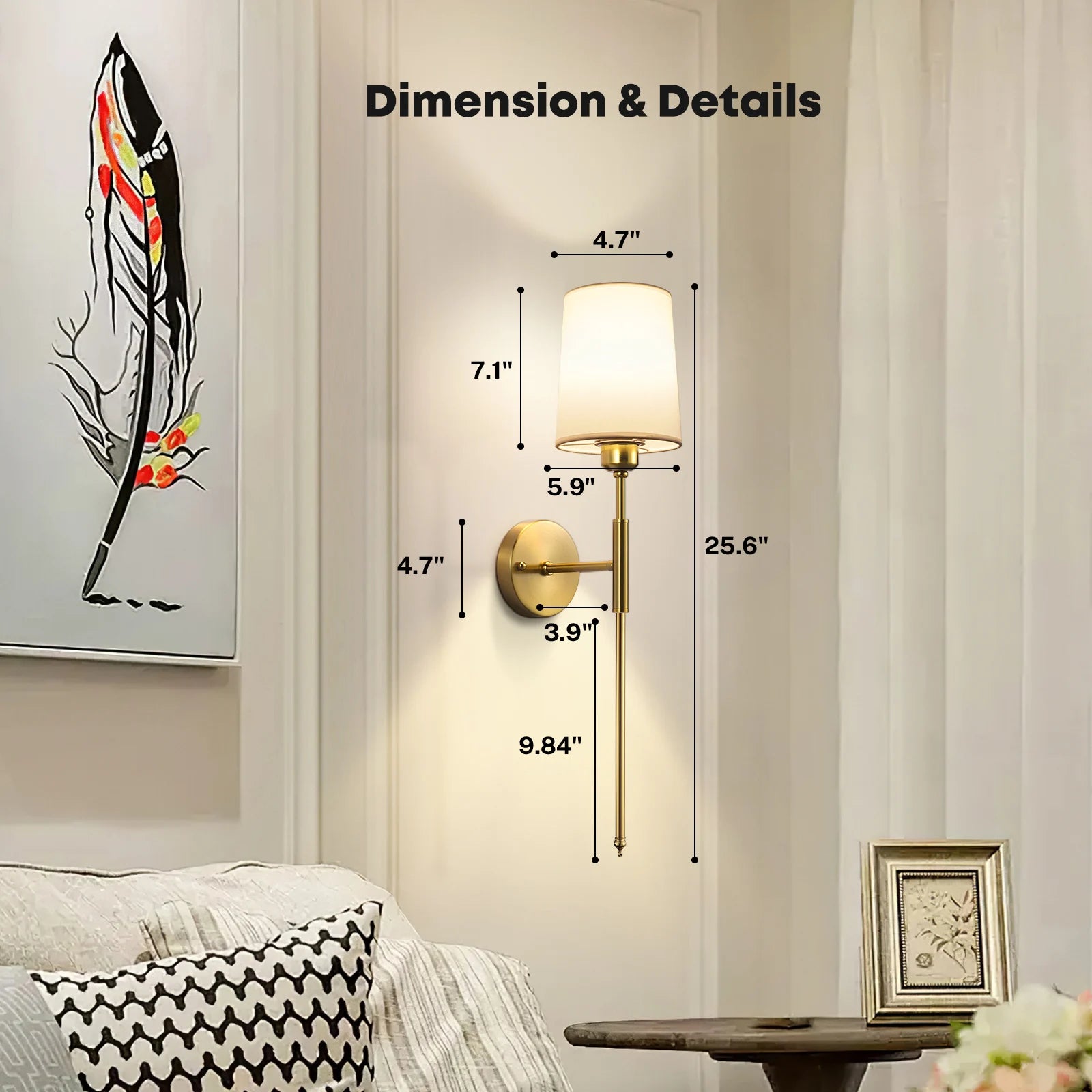 2Pack Battery Operated Dimmable Rechargeable Wall Sconce Wall Sconce with Remote Wall Sconces No Wiring