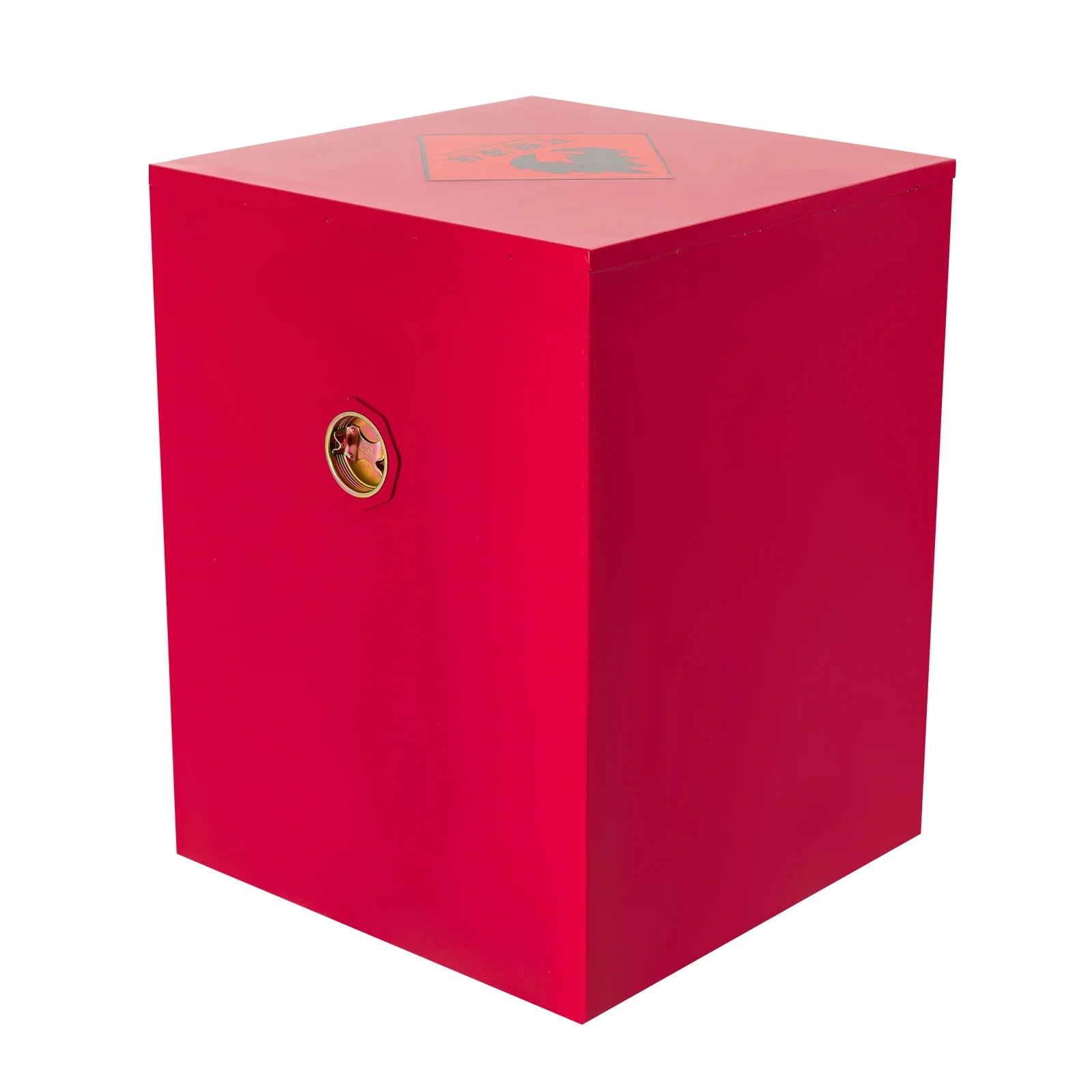 1.51L/4gal Red Safety Cabinet, Fireproof Storage Cabinet, Flammable Liquid Storage Cabinet 100kg/220.46lb