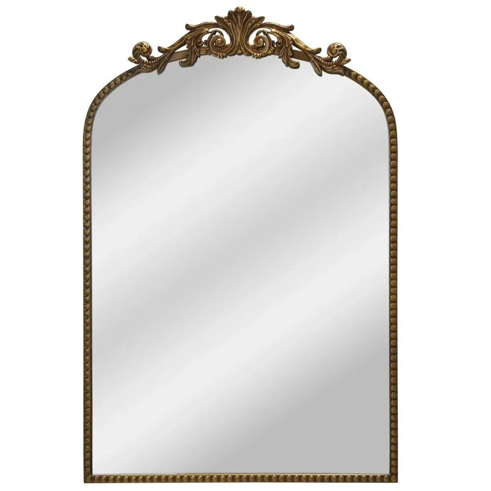 20" x 30" Gold Filigree Arch Wall Decor Mirror