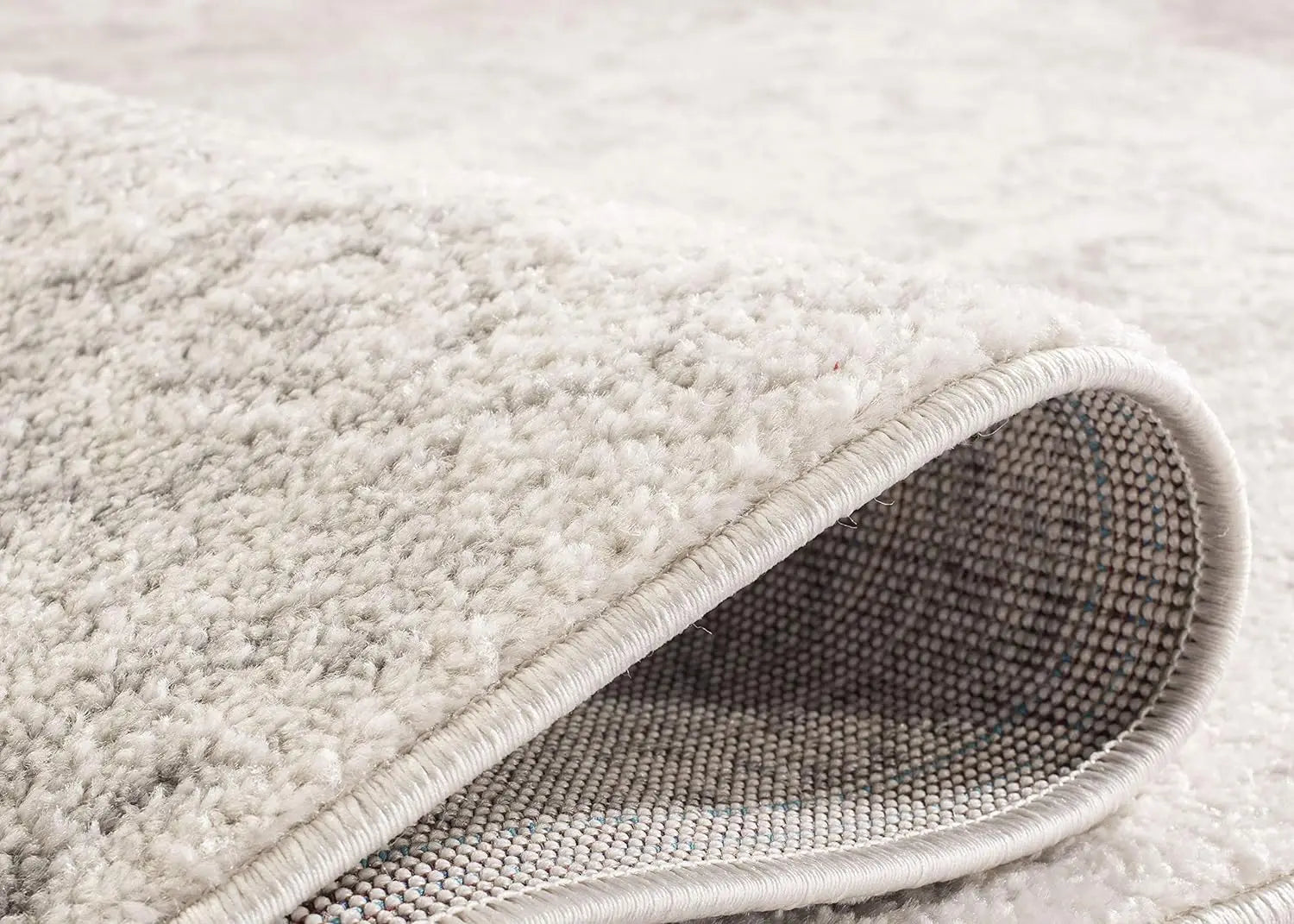 Adirondack Collection X-Large Area Rug - 12' x 18' Ivory & Silver Oriental Distressed Design Non-Shedding & Easy Care Ideal for