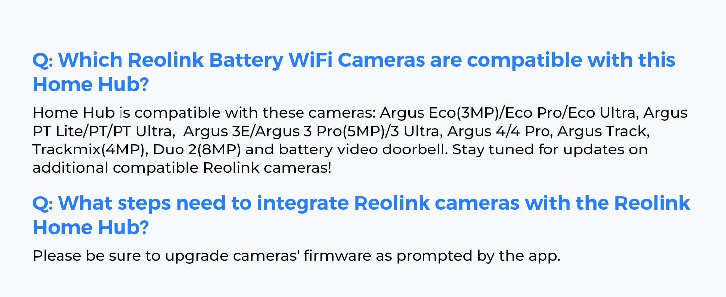Reolink 3MP Wireless Solar & Battery Powered Security Camera Outdoor WiFi Camera Indoor Baby Monitor IP Cameras Home Hub System